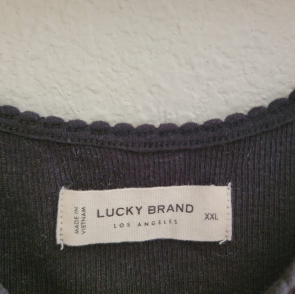 NWOT Lucky Brand Ribbed Tank Size XXL - Picture 2 of 2